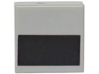 LEGO part Tile 1 x 1 with Black Rectangle Stripe Pattern 3070pb389