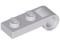 LEGO part Placa, Modificada 1 x 2 con Agujero de Pasador en Extremo 3172