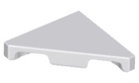LEGO part Tuile, Modifiée 2 x 2 Triangulaire 35787