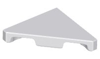 LEGO part Tile, Modified 2 x 2 Triangular (35787)