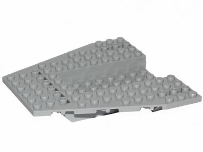 LEGO part Vehicle, Base 12 x 12 x 1 1/3 with 8 x 4 Recessed Center and 8 Holes (43979)