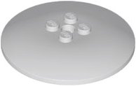 LEGO part Dish 6 x 6 Inverted (Radar) - Solid Studs 44375b