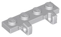 LEGO part Hinge Plate 1 x 4 Locking Dual 1 Finger on Side (44568)