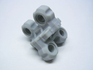 LEGO part Technic, Spike Connector Flexible with Four Holes Perpendicular (45574)
