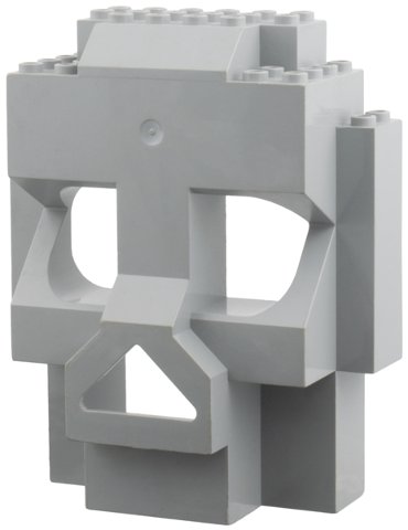 LEGO part Rock Skull 4 x 10 x 10 Panel (47991)