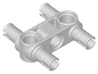 LEGO part Technic, Pin Connector Perpendicular 3L with 4 Pins (48989)