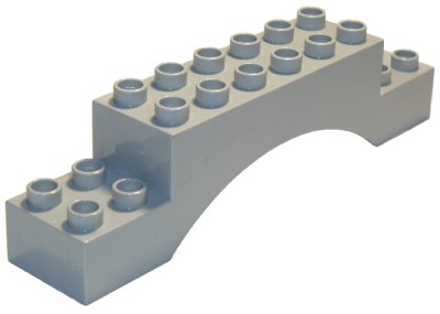 LEGO part Duplo, Brick 2 x 10 x 2 Arch (51704)