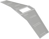 LEGO part Wing Plate 20 x 56 with 6 x 10 Cutout and No Holes (54093)