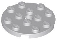 LEGO onderdeel Plate, Round 4 x 4 with Hole 60474