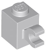 LEGO part Brick, Modified 1 x 1 with Clip (Horizontal Grip) (60476)