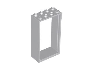 LEGO part Door, Frame 2 x 4 x 6 (60599)