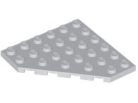 LEGO part Wedge, Plate 6 x 6 Cut Corner (6106)