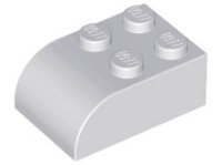 LEGO part Slope, Curved 3 x 2 with 4 Studs 6215
