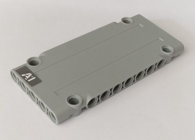 LEGO part Technic, Panel Plate 5 x 11 x 1 with 'A1' Pattern (Sticker) - Set 42082 (64782pb028)