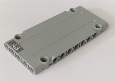 LEGO part Technic, Panel Plate 5 x 11 x 1 with 'A3' Pattern (Sticker) - Set 42082 (64782pb030)