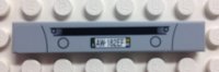 LEGO part Tile 1 x 6 with Air Intake and 'AW-182EF' Pattern (Sticker) - Set 8654 6636pb113