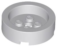 LEGO part Brick, Round 4 x 4 with Recessed Center and Hole 68325