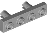 LEGO part Plate, Modified 1 x 4 with Pins on Bottom 68382