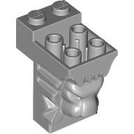 LEGO part Brick, Modified 2 x 3 x 3 with Cutout and Lion Head - 4 Hollow Studs and 2 Solid Studs (69234)