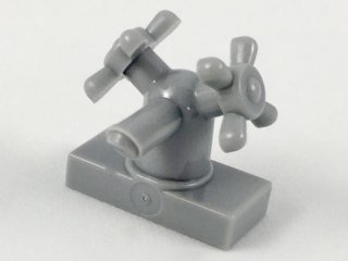 LEGO part Tap 1 x 2 with Dual Handles, Large / Sink Faucet (6936)
