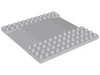 LEGO part Duplo, Plate 12 x 12 with Center Ramp (73538)