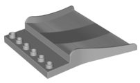 LEGO onderdeel Duplo Track Raised Ramp 8 x 8 x 1 (73540)