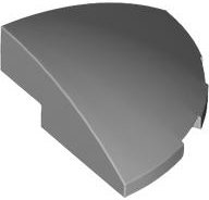 LEGO part Slope, Curved 3 x 3 Corner Round 76797