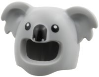 LEGO onderdeel Minifigure, Headgear Head Cover, Costume Koala with Black Eyes and Nose Pattern 7720pb01