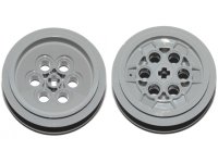 LEGO onderdeel Wheel 43.2mm D. x 18mm - Flush Axle Stem 86652