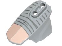 LEGO part Hero Factory Armor with Ball Joint Socket - Size 5 with Gray Lines and Light Nougat Patch Pattern 90639pb029
