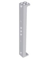 LEGO part Support 2 x 2 x 13 with 5 Pin Holes (91176)