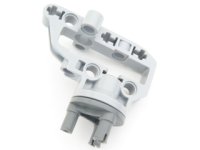LEGO part Technic, Steering Portal Axle, Housing with Dark Bluish Gray Wheel Hub 3 Pins Round (92908 / 92909) 92908c01