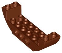 LEGO part Schräge, Curva 8 x 2 x 2 Doble Invertida (11301)