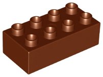 LEGO part Duplo, Brick 2 x 4 (3011)