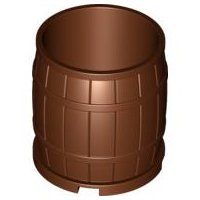LEGO part Container, Barrel 4 x 4 x 3.5 30139