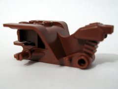 LEGO onderdeel Driewieler Lichaam Bovenkant met Roodachtig Bruin Onderstel (30187 / 30188) (30187c00e)