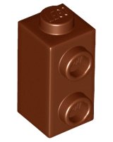 LEGO onderdeel Steen, Modified 1 x 1 x 1 2/3 with Studs on Side (32952)