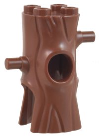 LEGO part Minifigure, Headgear Head Cover, Costume Tree Trunk 35827