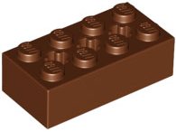 LEGO part Technic, Brick 2 x 4 with 3 Axle Holes 39789