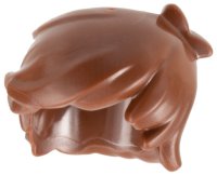 LEGO part Minifigure, Hair Short Tousled with 2 Locks on Left Side 40938
