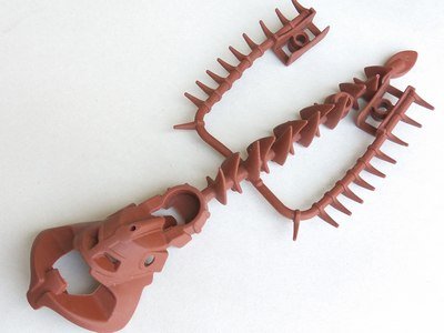 LEGO onderdeel Bionicle Piraka Spine Flexible with Mask and Arm Covers, Avak (53580)