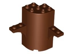 LEGO part Cylinder Quarter 3 x 3 x 5 with 2 Arch Tops (60373)