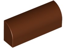LEGO part Slope, Curved 1 x 4 x 1 1/3 (6191)
