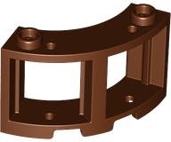 LEGO part Window 3 x 3 x 2 Round Corner 73878