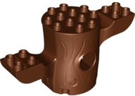 LEGO part Duplo, Plant Tree Trunk 4 x 10 x 4 with Open Back and 2 Large Branches (84191)