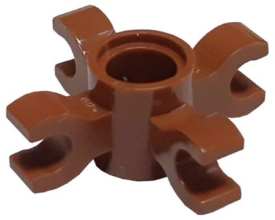 LEGO part Technic, Pin Connector Round with 4 Clips (Horizontal Grip) (90202)