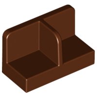 LEGO onderdeel Panel 1 x 2 x 1 with Rounded Corners and Center Divider (93095)