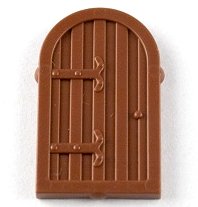 LEGO onderdeel Shutter for Window 1 x 2 x 2 2/3 with Rounded Top (94161)