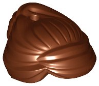 LEGO part Minifigure, Hair Female Swept Back into Bun, Hole on Top (99240)