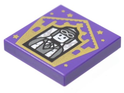 LEGO part Carreau 2 x 2 with HP Chocolate Frog Card Jocunda Sykes Pattern (3068pb1741)